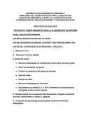 Criterios a tener presente para la elaboración de informe