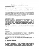 Estudio de caso: Terminación de un contrato