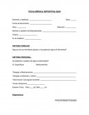 Ficha médica deportiva