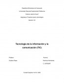 Tecnología de la información y la comunicación (TIC)