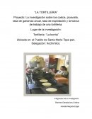 Proyecto: La investigación sobre los costos, plusvalía, tasa de ganancia anual, tasa de explotación y la fuerza de trabajo de una tortillería