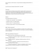 Ley de Prevención de Riesgos Laborales (LPRL)