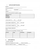 Formulario de entrevista infantil