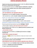 Usemos ejemplos eficaces