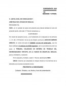 Remisión de demanda de amparo por conducto de la autoridad responsable