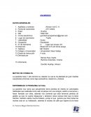 Anamnesis. Trastorno Depresivo Prolongado