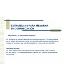 Estrategias para mejorar tu comunicación