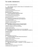 Test Auxiliar Administrativo