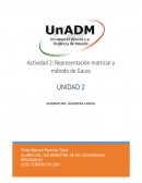 Asignatura: Álgebtra linieal. 3 ejercicios introductorios y así comprender la utilidad del método de Gauss