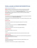 Política contable de Dream Hair Marketer Ltda