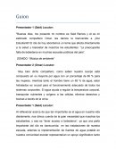 Guion de radio Voz Estudiantil