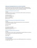 Fórmulas fundamentales de las leyes de Newton