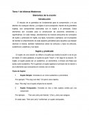 Elementos de la oración. Tipos de sujeto