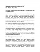 Tribunal de justicia administrativa del estado de Jalisco