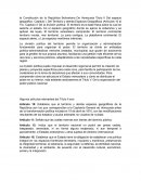 Constitución de la República Bolivariana De Venezuela. Derechos de la Familia