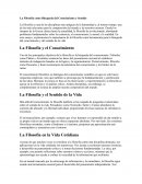 La filosofía como búsqueda del conocimiento y sentido