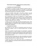 Servicios sociales privados y consultoría.