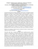 Inteligencia artificial generativa: Implicaciones y desafíos en términos de propiedad intelectual con aplicación nacional