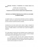 Síntesis de las premisas principales del aporte de la DSI sobre la dignidad humana