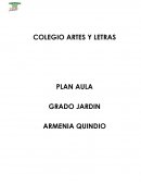 Colegio Artes y Letras. Plan aula Grado jardin
