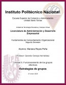 Estrategias de grupos. Funcionamiento de los grupos efectivos