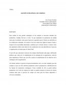 Gestión estratégica de compras