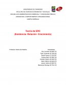 Inforne Teoria de ERC (Existencia- Relación -Crecimiento)