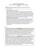 Estructura de proyecto Capital humano para empresas de transporte