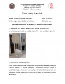 Reporte de identificación de un catión y un anión de muestra problema