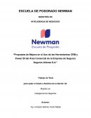 Propuesta de mejora en el Uso de las herramientas CRM y Power BI del área comercial de la empresa de seguros Seguros Alianza S.A