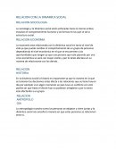 Relación con dinámica social