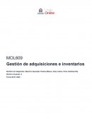 Gestión de adquisiciones e inventarios