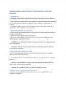 Informe sobre el impacto de la tecnología en la sociedad moderna