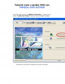 Tutorial crear y grabar DVD con TMPGEnc DVD