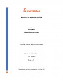 Medios de transportación. Investigación de envío