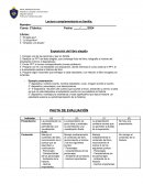 Rúbrica lectura en familia