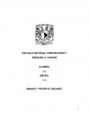 Ensayo: “Felipe el oscuro”