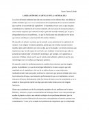 La relación del capital con la naturaleza