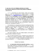 Demanda usucapion (por declaración judicial)