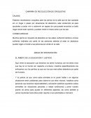 Campaña de recolección de croquetas