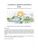 La química e ingeniería sostenible y verde