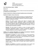 Proyecto: Desarrollo de un sistema de gestión académica para una Universidad