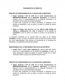 Fundamentos de derecho Principio de subsidiariedad en la obligación alimentaria