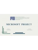 Microsoft Project. Proceso de planificación de proyectos