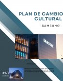Plan de cambio cultural Samsung