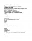 Cuestionario ¿Qué es comunicación?