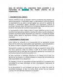 Guía de estudio del concurso para acceder a la categoría de actuaria del poder judicial de la Federación
