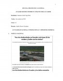 Análisis socioeconómico y politico del Ecuador. Actualidad nacional, internacional y opiniones expertas