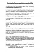 Actividades de responsabilidad penal