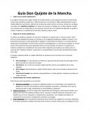 Guía Don Quijote de la Mancha